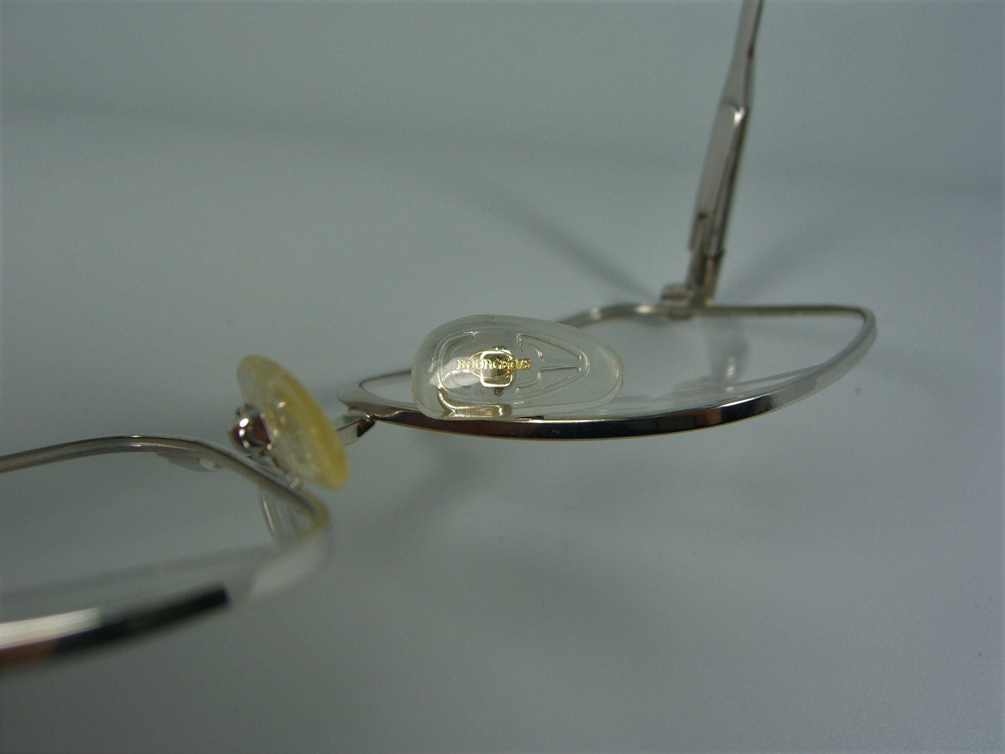 Bourgeois, luxury eyeglasses, Platinum plated, Gold plated, square, frames, hyper vintage, NOS, super rare