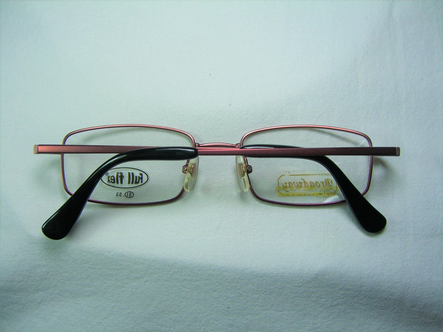 Broadway, eyeglasses, Titanium, square, oval, frames, men's, women's, NOS, hyper vintage, rare