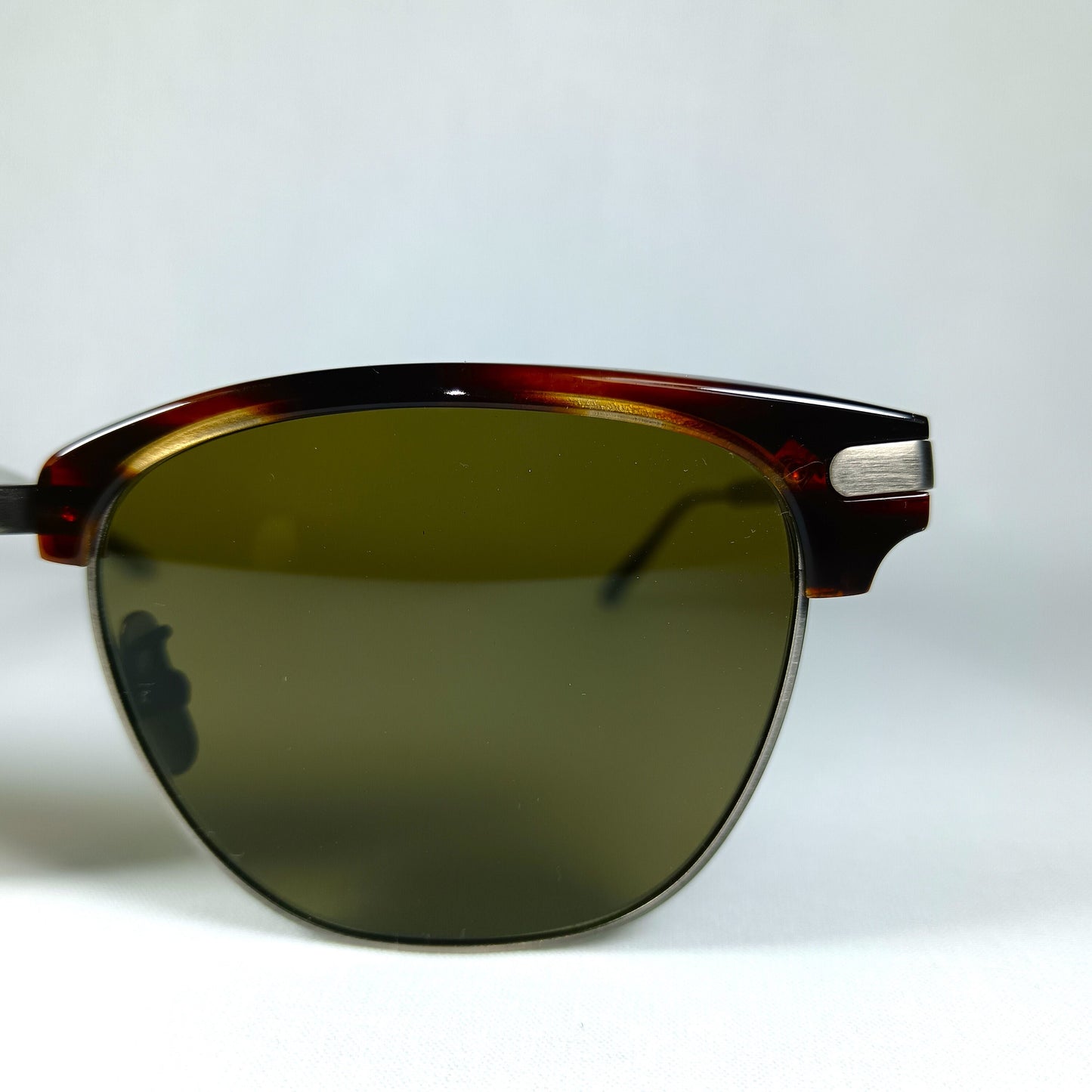 Bottega Veneta, luxury sunglasses, Club Master, Titanium, tortoise, New Old Stock, hyper vintage, rare