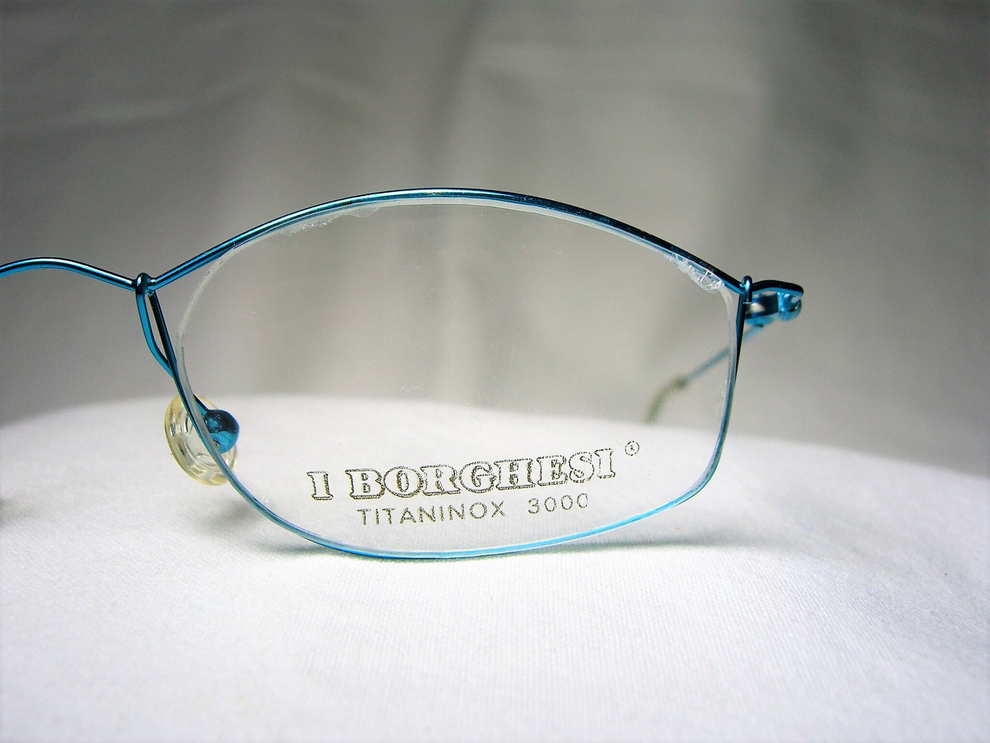 Borghesi, eyeglasses, Titanium, oval, square, frames, men's, women's, NOS, hyper vintage, very rare