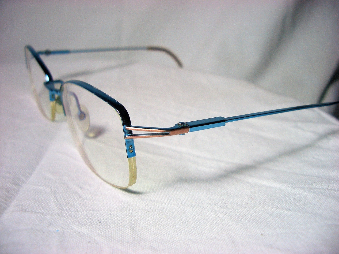 Air Light France, eyeglasses, Titanium, half rim, oval, square, men's, women's, frames, super vintage