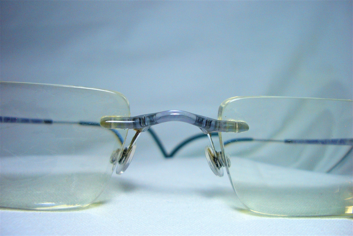 Air Light, eyeglasses, rimless, square, frames, men's, women's, vintage