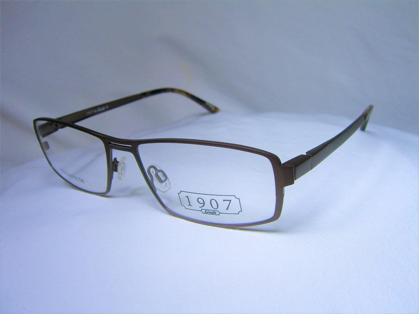 1907, eyeglasses, Titanium, frames, square, oval, men's, women's, NOS, vintage