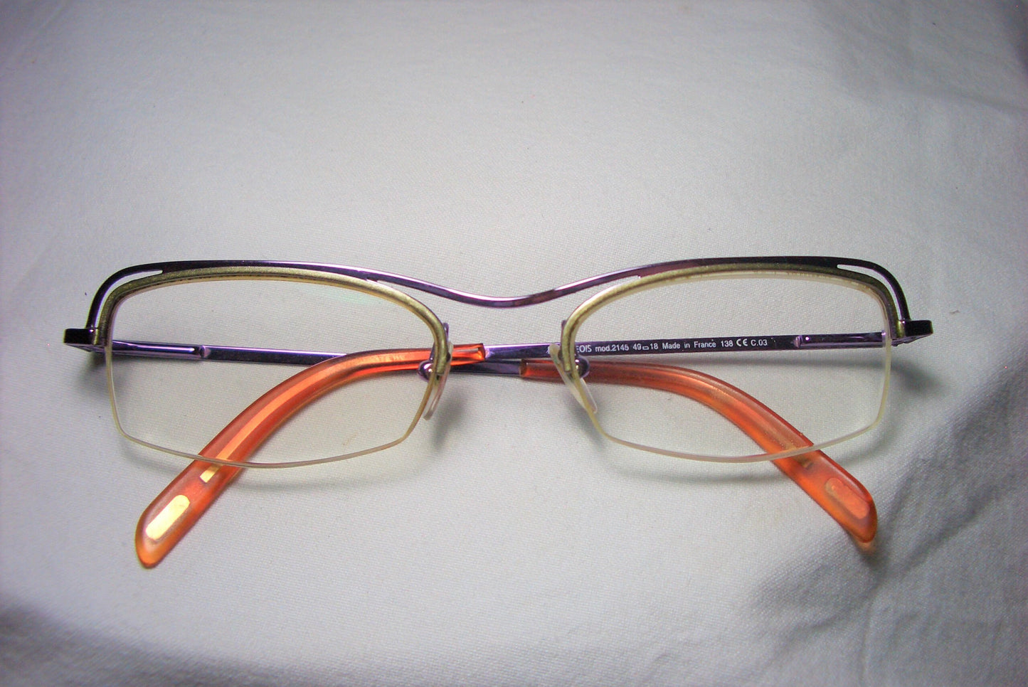 Bourgeois, eyeglasses, half rim, Titanium alloy, frames, oval, square, men's, women's, unisex, vintage