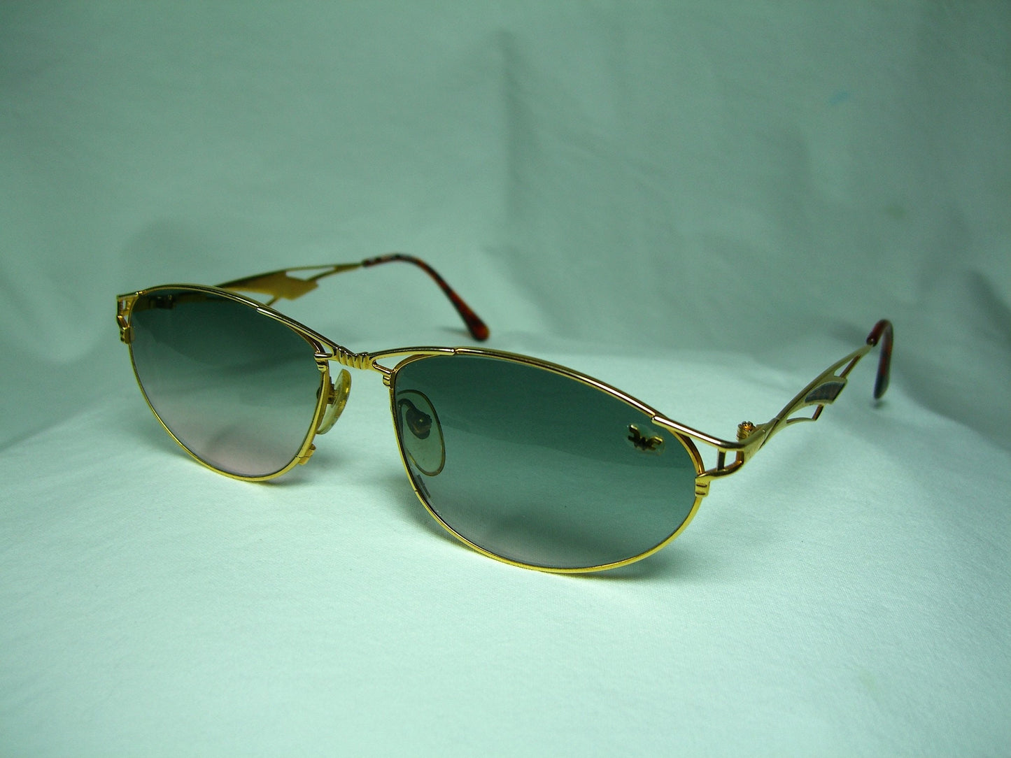 Air Force, Armee de L'Air, sunglasses, oval, gold filled, women's, frames, rare, hyper vintage