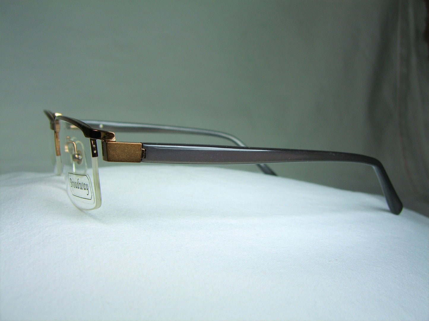 Broadway, eyeglasses, Titanium, half rim, square, oval, frames, men's, women's, NOS, hyper vintage, rare