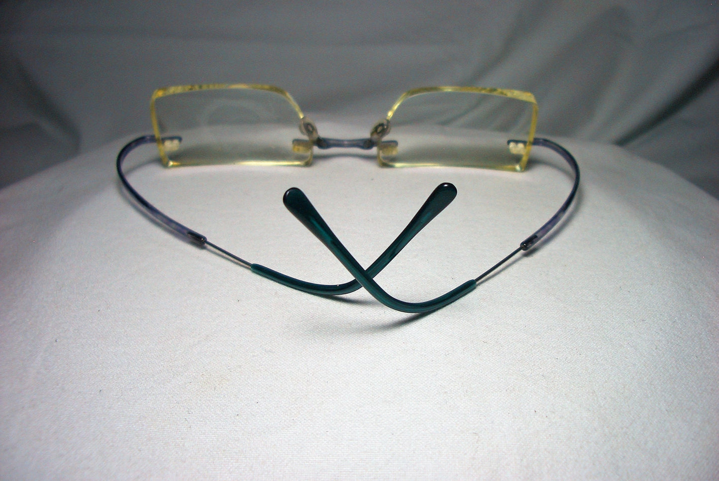 Air Light, eyeglasses, rimless, square, frames, men's, women's, vintage
