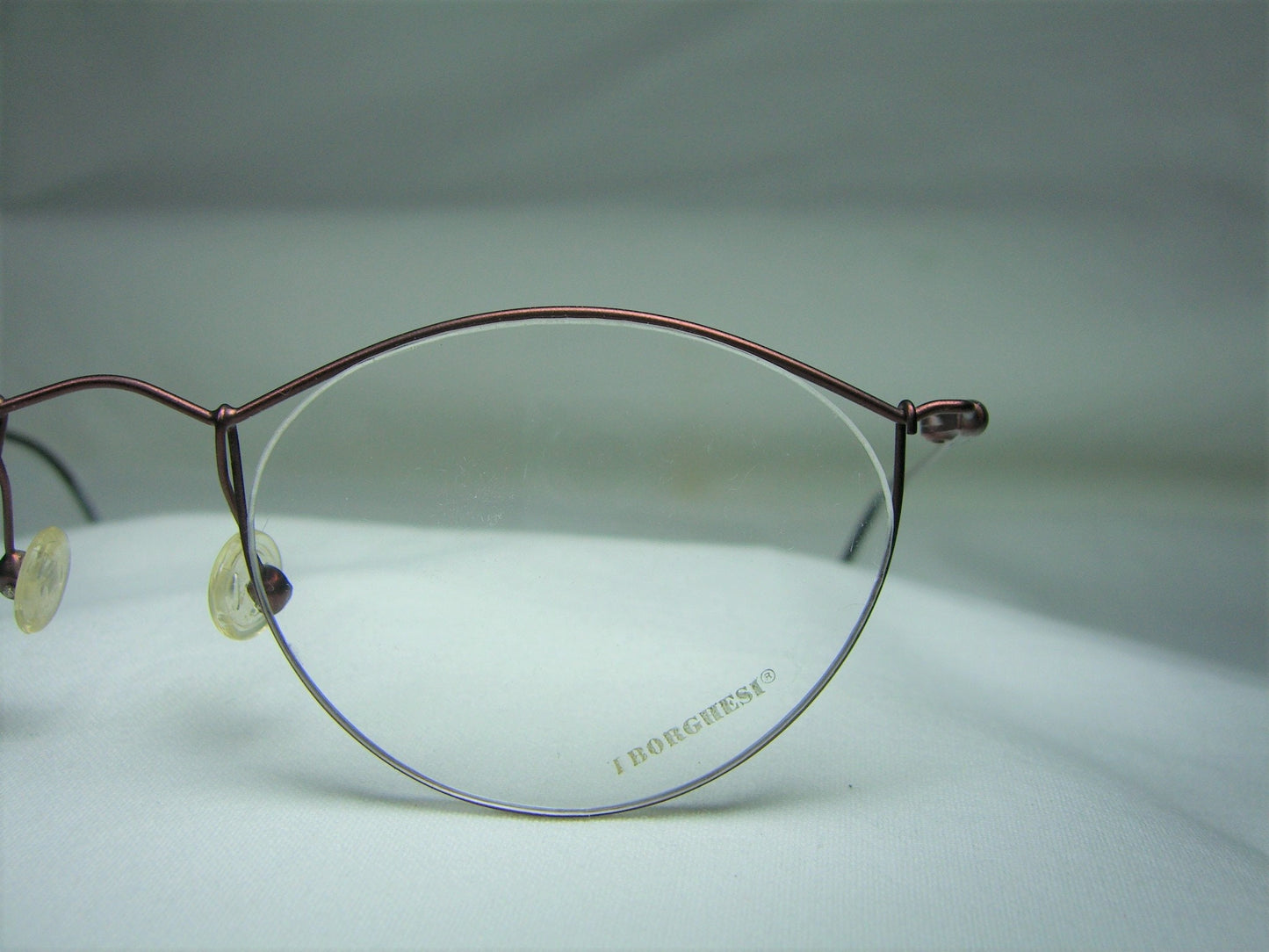 Borghesi, eyeglasses, Titanium, oval, round, frames, men's, women's, NOS, hyper vintage, very rare