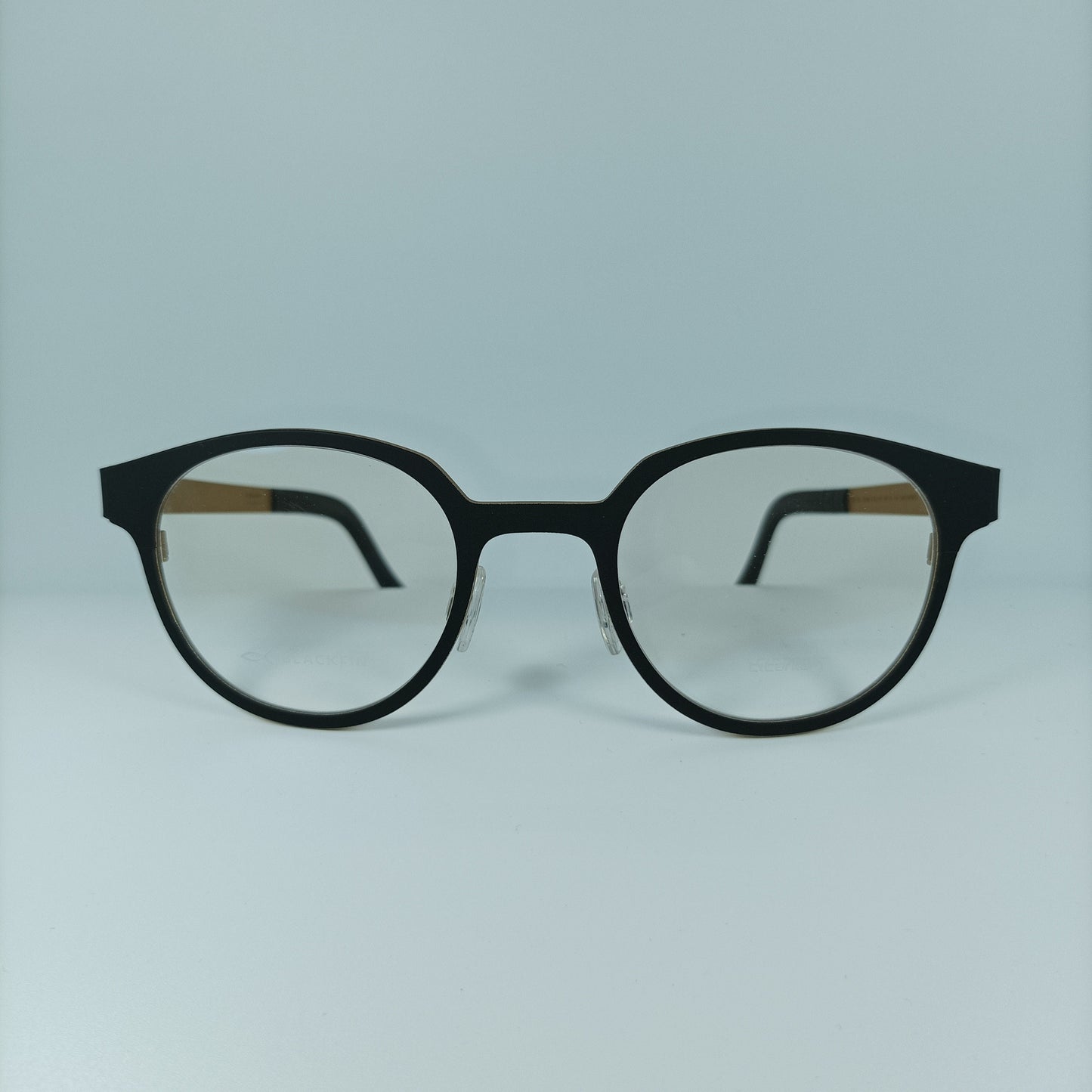 Blackfin, luxury eyeglasses, oval, round, frames, Pure Titanium, New Old Stock, hyper vintage, rare