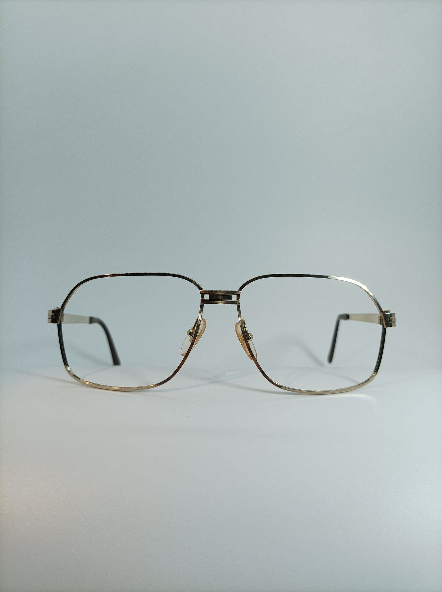 Alfred Dunhill, eyeglasses, Aviator, Gold plated Titanium, oval, square, frames, rare, hyper vintage