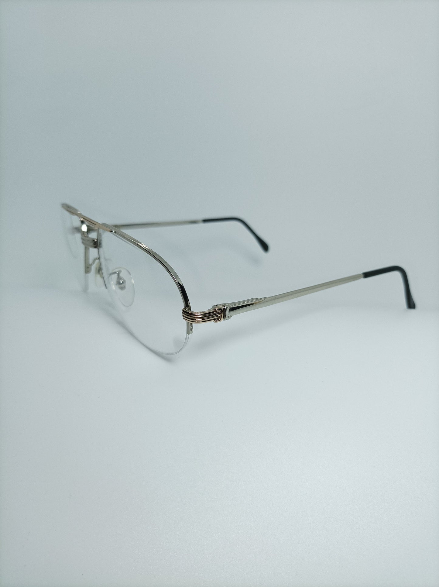 Baby Line Italy Vintage Aviator Eyeglasses, Titanium Alloy Frames