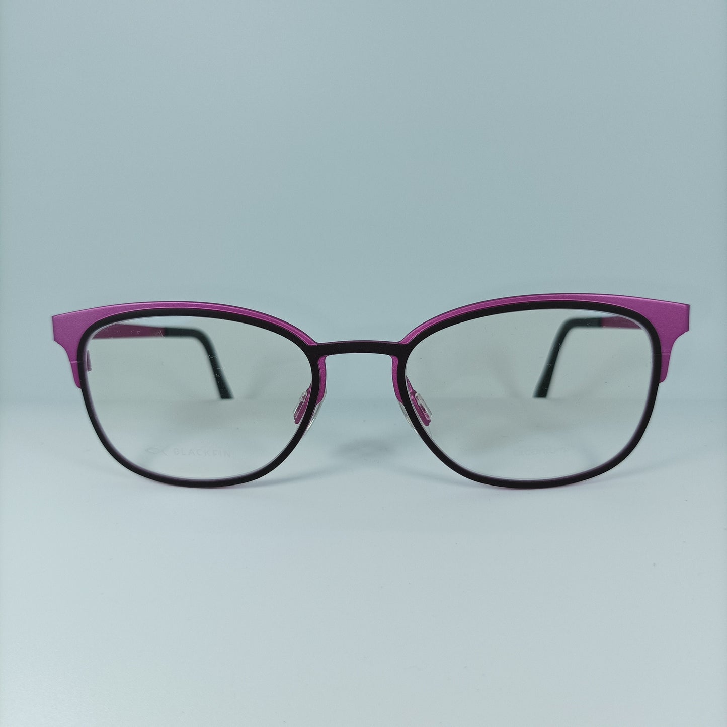 Blackfin Cat Eye Eyeglasses, Fuchsia Titanium Frames, Italy