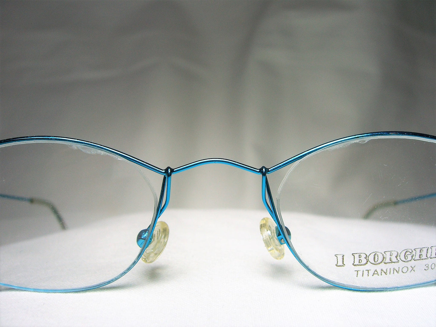Borghesi, eyeglasses, Titanium, oval, square, frames, men's, women's, NOS, hyper vintage, very rare