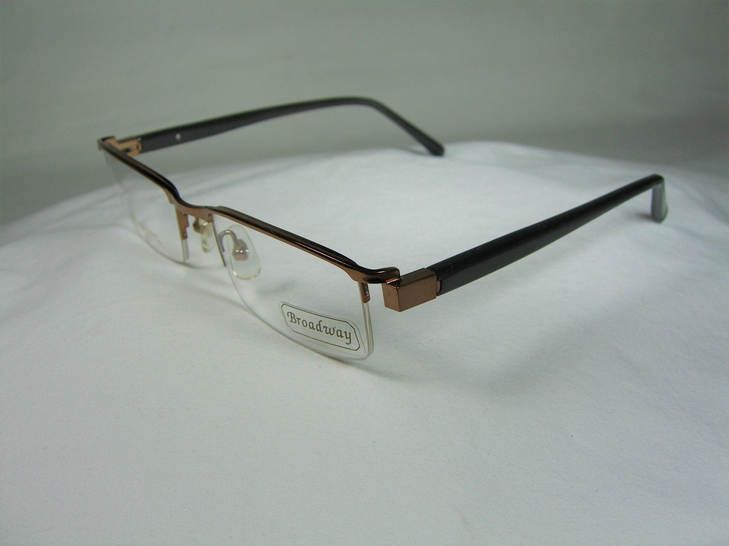Broadway, eyeglasses, Titanium, half rim, square, oval, frames, men's, women's, NOS, hyper vintage, rare