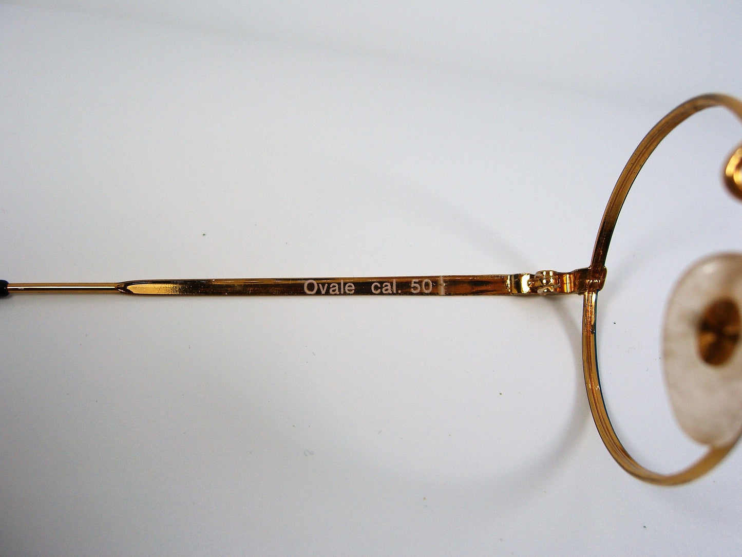 Alain Bourgeois, eyeglasses, round, panto, oval, Gold plated, frames, NOS, hyper vintage, unique