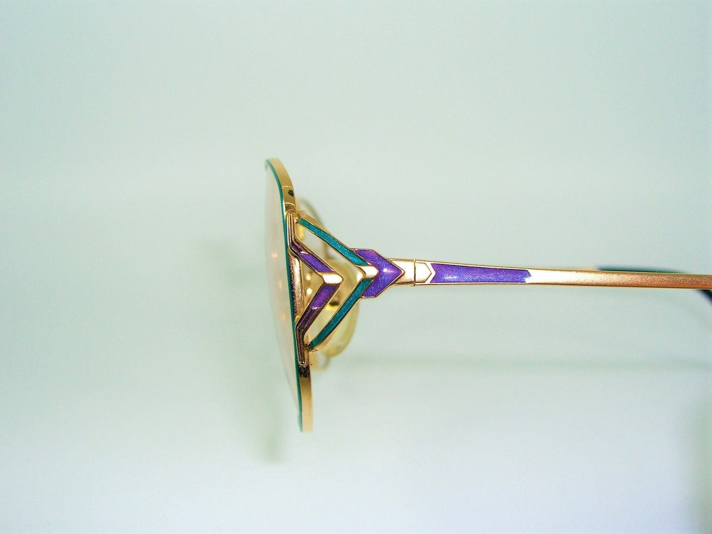 Bijou, luxury eyeglasses, Gold plated, oval, square, frames, hyper vintage, NOS, super rare