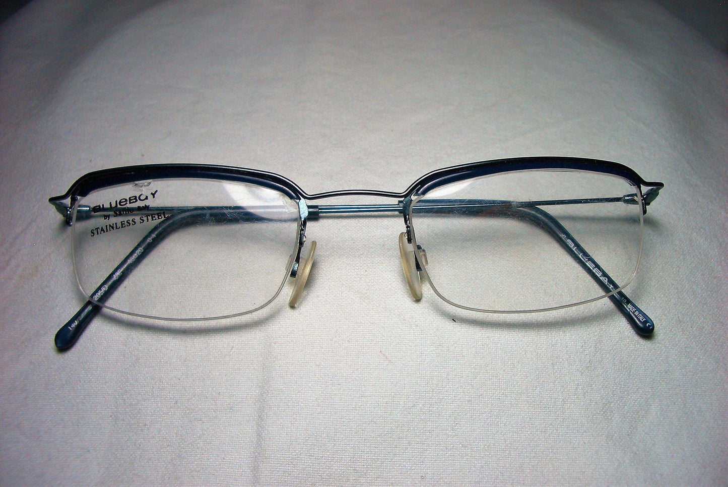 Blue Bay, eyeglasses, half rim,  Titanium alloy, square, oval, frames, men's, women's, ultra vintage