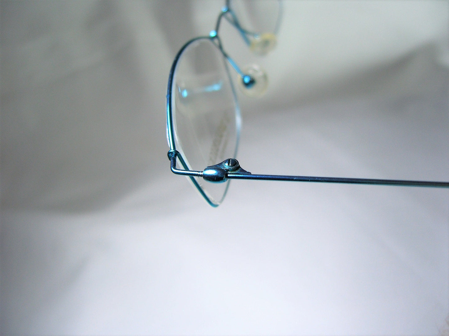 Borghesi, eyeglasses, Titanium, oval, square, frames, men's, women's, NOS, hyper vintage, very rare