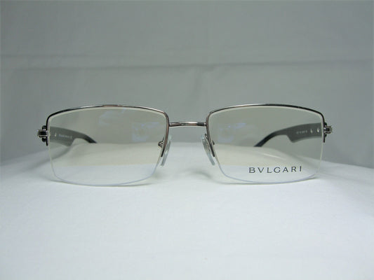 Bulgari, eyeglasses, half rim, square, oval, Platinum plated  Titanium, frames, men's, women's, NOS, ultra vintage, rare