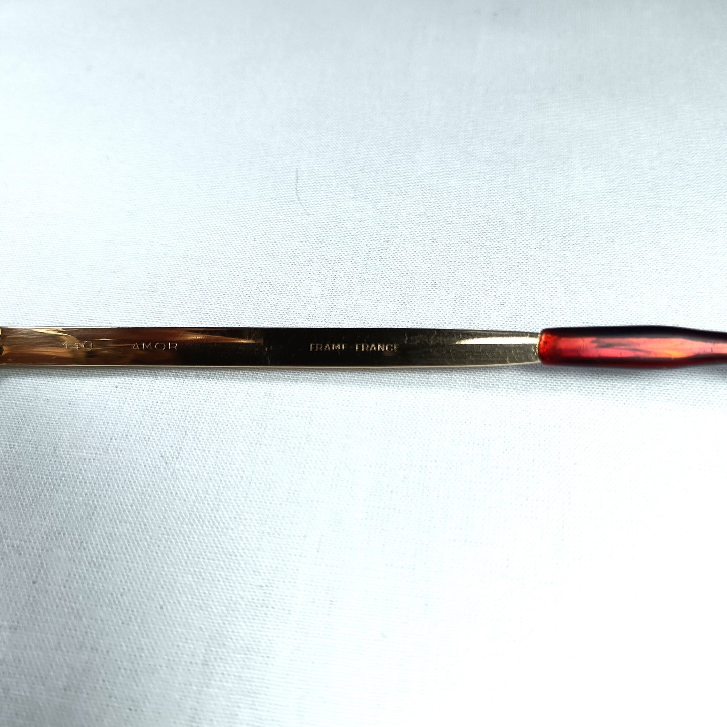 Amor France Gold Filled Eyeglasses, Square Aviator Frames