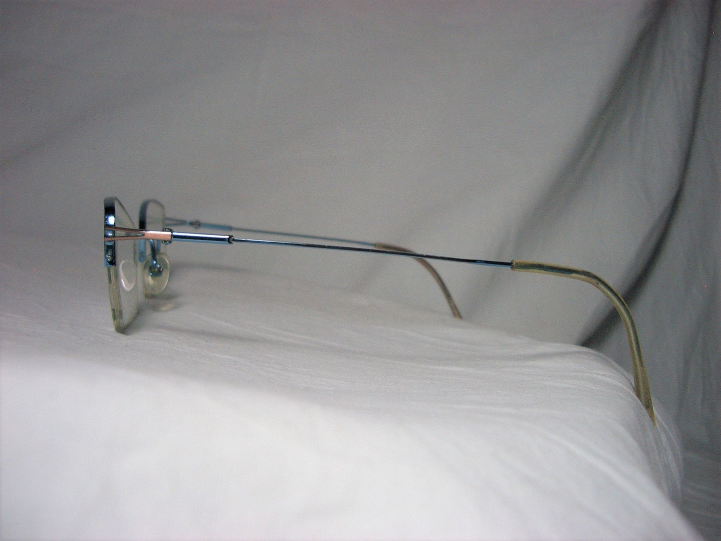 Air Light France, eyeglasses, Titanium, half rim, oval, square, men's, women's, frames, super vintage