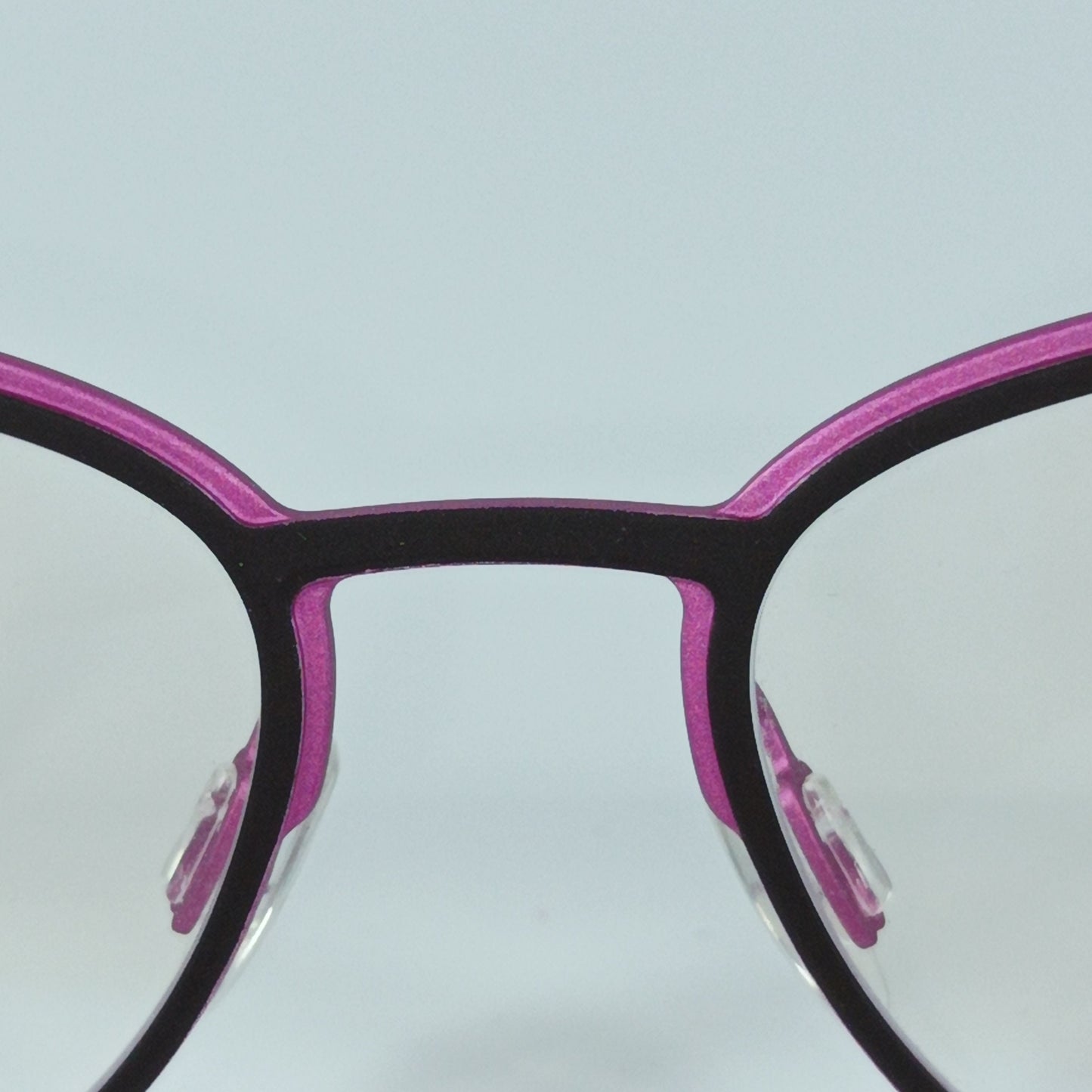 Blackfin Cat Eye Eyeglasses, Fuchsia Titanium Frames, Italy