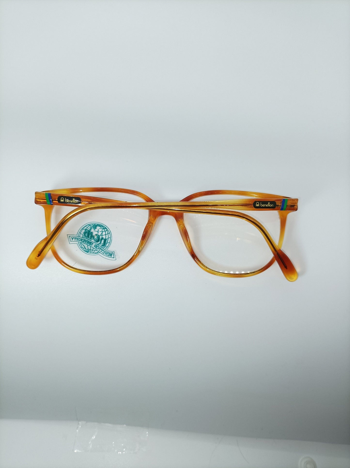 Benetton, eyeglasses, oval, frames, hyper vintage, New Old Stock, very rare