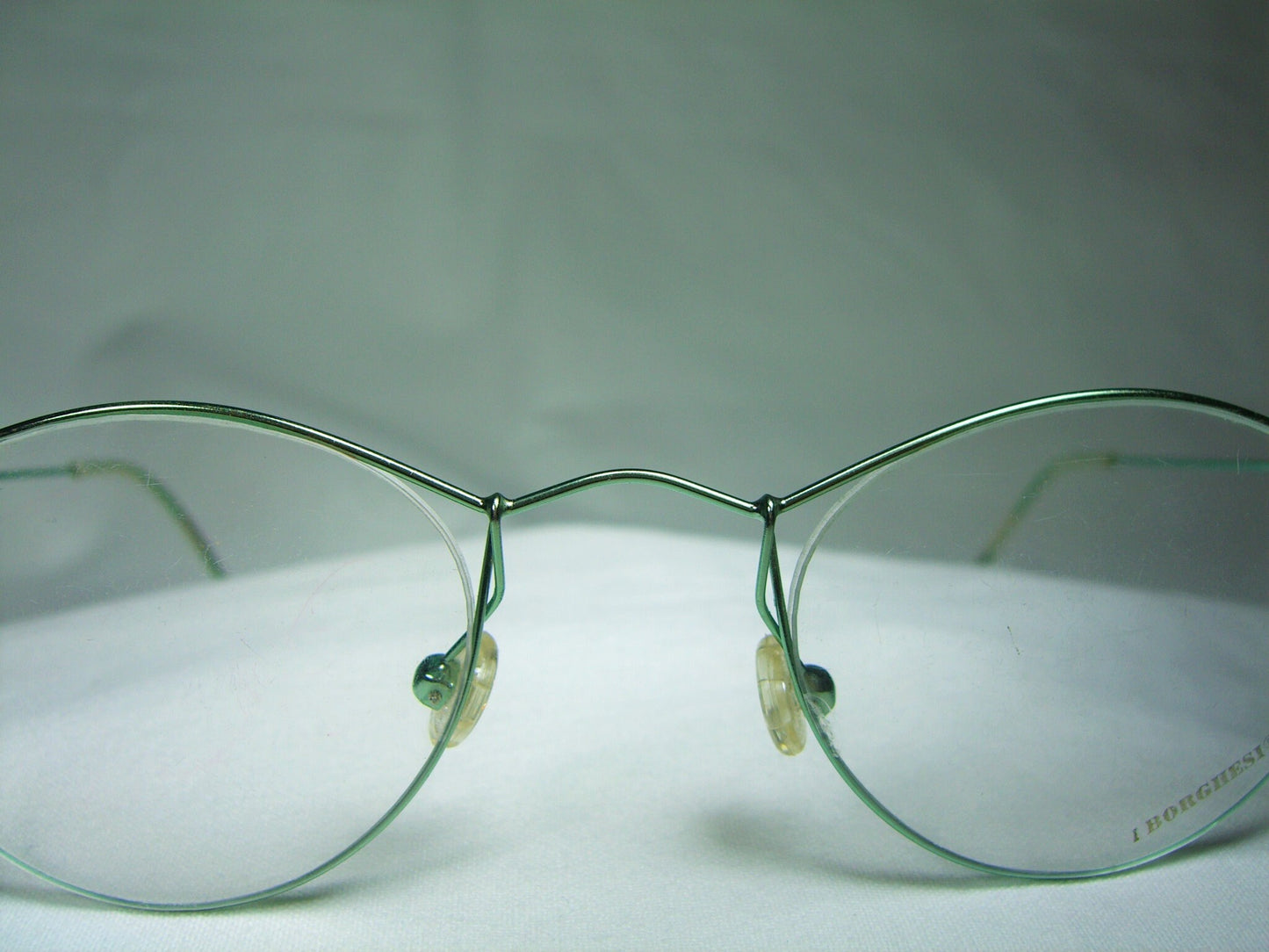 Borghesi, eyeglasses, Titanium, oval, round, frames, men's, women's, NOS, hyper vintage, very rare