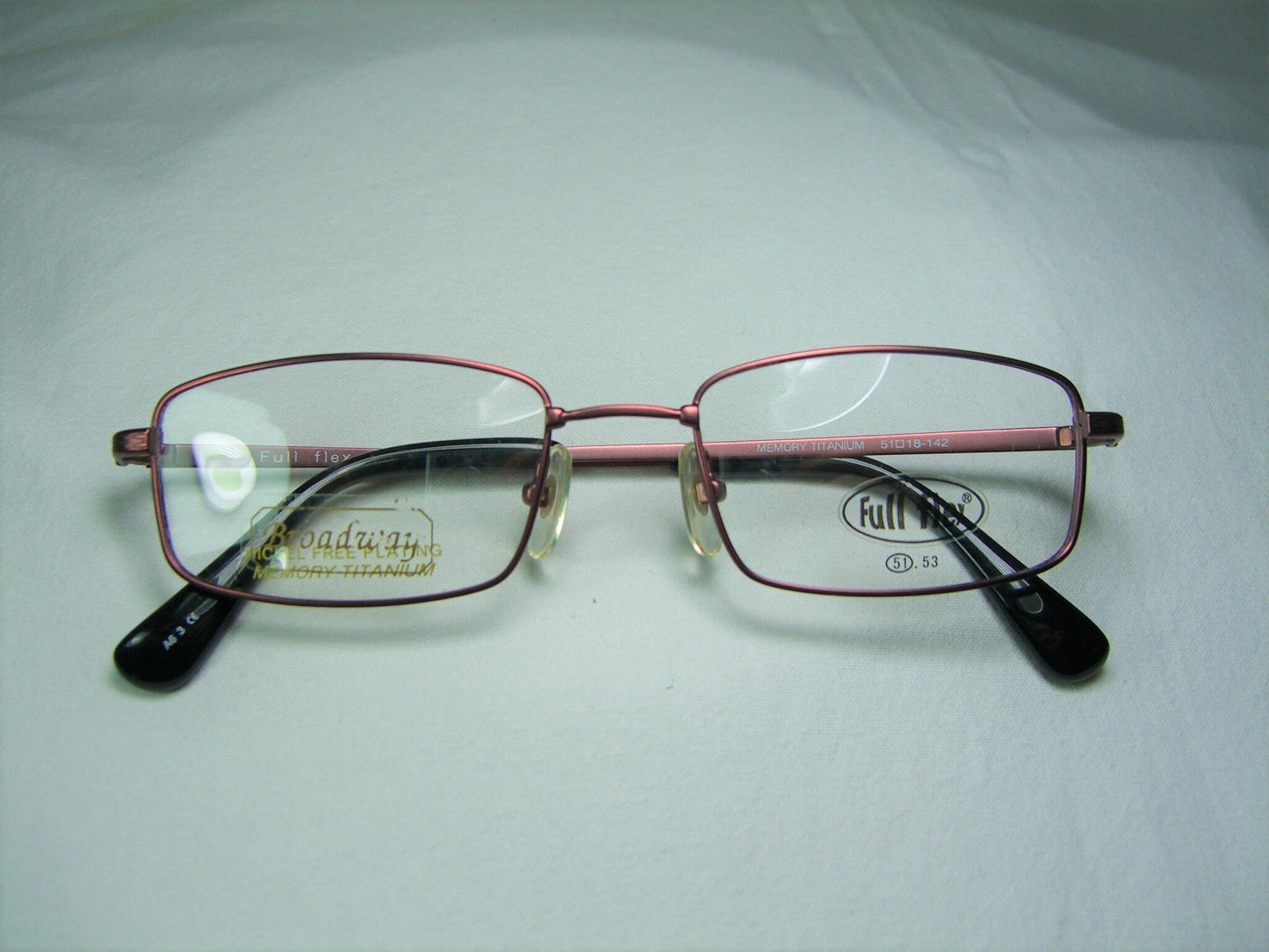 Broadway, eyeglasses, Titanium, square, oval, frames, men's, women's, NOS, hyper vintage, rare
